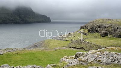 Typical landscape on the Faroe Islands