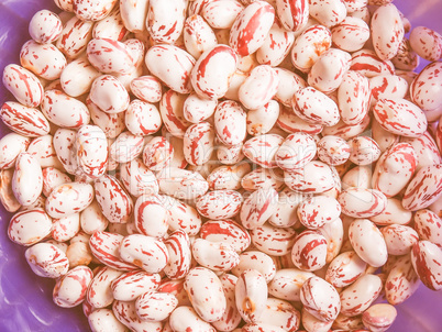 Retro looking Cranberry beans