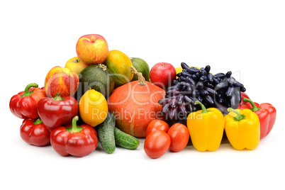 assortment of fresh fruits and vegetables