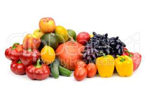 assortment of fresh fruits and vegetables