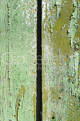 Grunge wooden texture with horizontal planks.