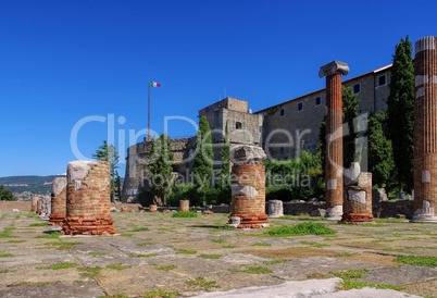Triest Burg und Forum - Trieste castle and roman forum 01