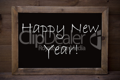 Chalkboard With Happy New Year