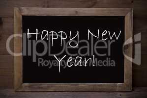 Chalkboard With Happy New Year