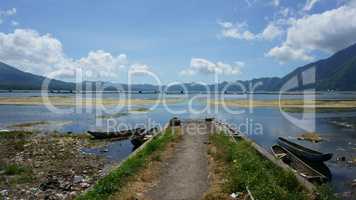 View on Batur lake, Bali, Indonesia