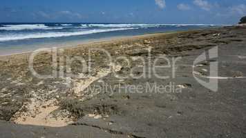 Rocky Bali beach