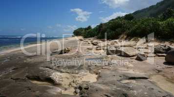 Rocky Bali beach