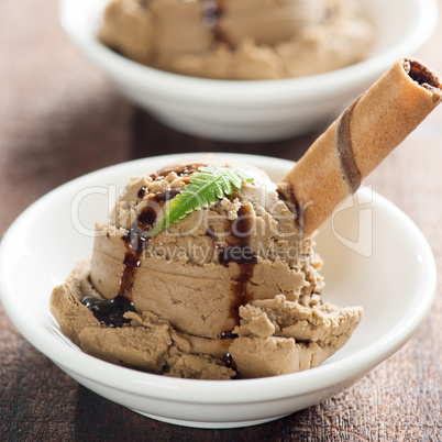 Coffee ice cream