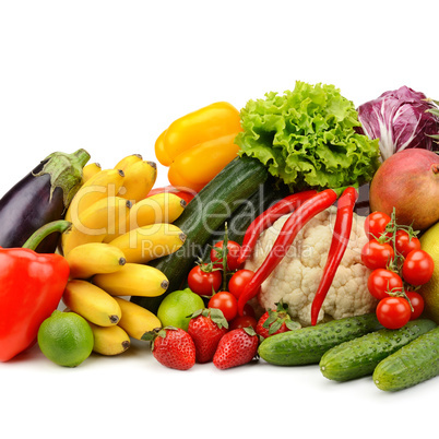 assortment fresh fruits and vegetables