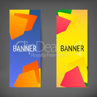 Vertical web banners