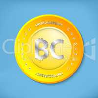 Bit coin icon
