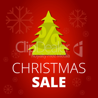 Christmas sale banner