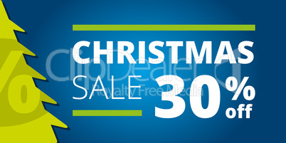 Christmas sale design template