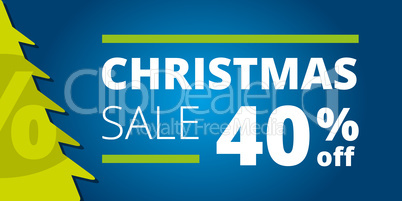 Christmas sale design template