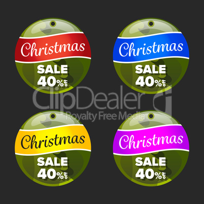 Christmas sale badge
