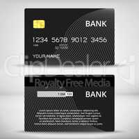 Templates of credit cards design