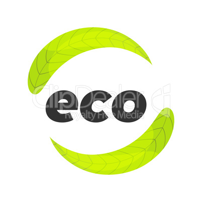 eco logo template