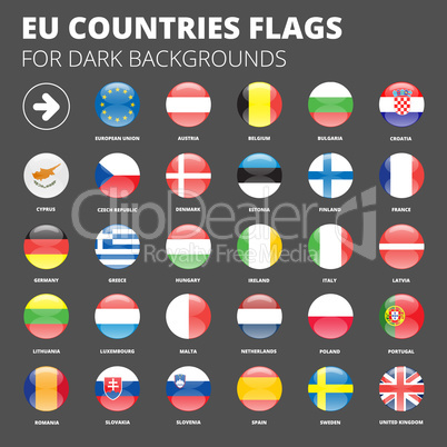 European Union flags