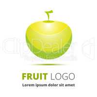 Apple. Abstract image as a logo