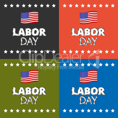 Labor day card design