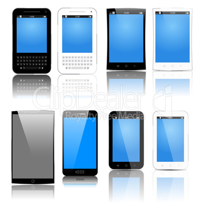 Mobile phones set