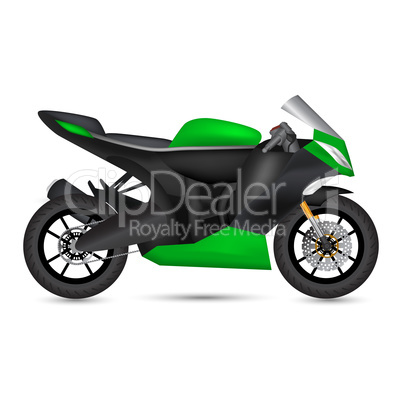 motorcycle great details vector