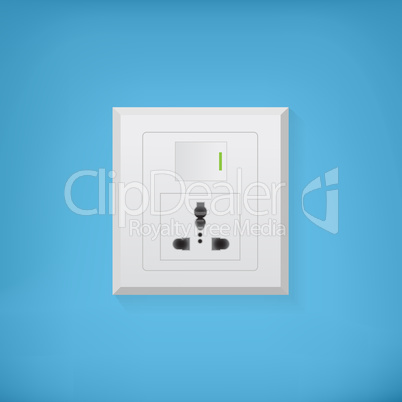 electrical outlet in the UK, power socket