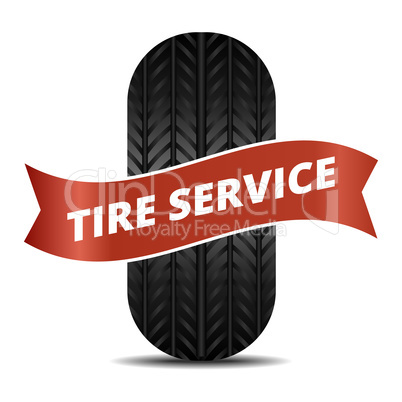 Tire service logo
