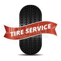 Tire service logo