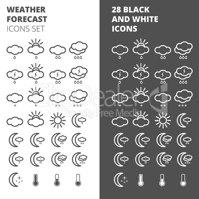 Weather forecast set