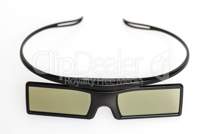 3d glasses isolated