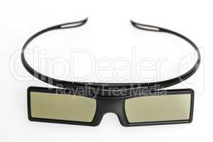 3d glasses isolated