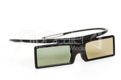 3d glasses isolated