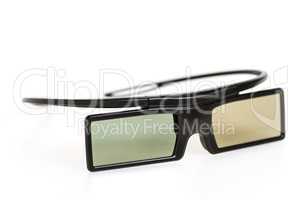 3d glasses isolated