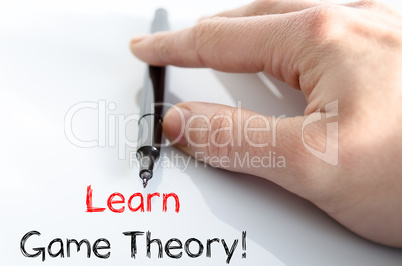 Learn game theory text concept