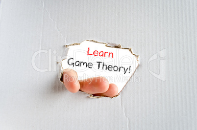 Learn game theory text concept