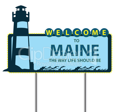 Stand Welcome to Maine