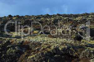 Volcanic rocks in Iceland