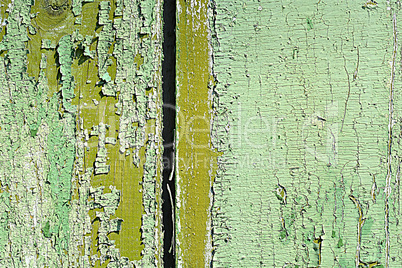 Grunge wooden texture with horizontal planks.