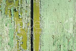 Grunge wooden texture with horizontal planks.