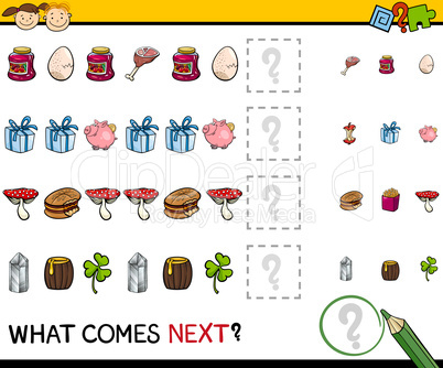 preschool educational pattern task