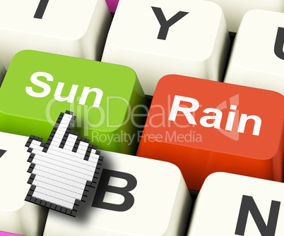 Sun Rain Computer Mean Weather And Seasons