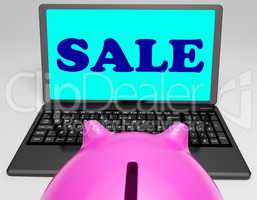 Sale Laptop Shows Web Price Slashed And Bargains