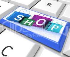 Shopping Bags Key Show Retail Store and Buying