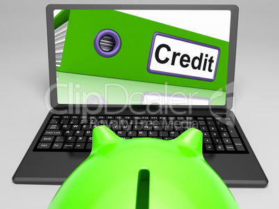 Credit Laptop Means Online Lending Or Repayments
