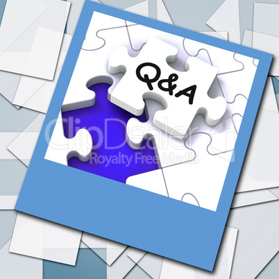 Q&A Photo Shows  Questions Answers And Assistance