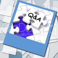 Q&A Photo Shows  Questions Answers And Assistance