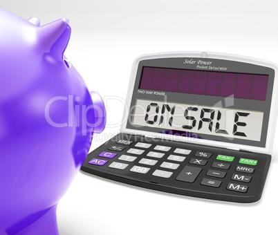 On Sale Calculator Shows Price Cut And Saving