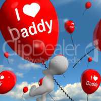 I Love Daddy Balloons Shows Affectionate Feelings for Dad