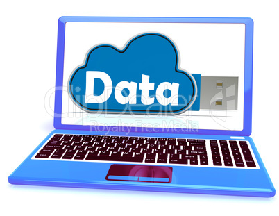 Data Memory Shows Backing Up To Cloud Storage